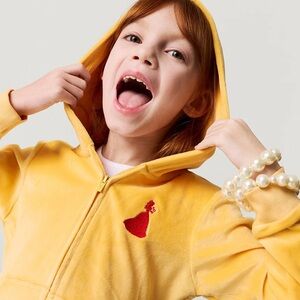 Posh Peanut Velour Zip Hoodie - Belle